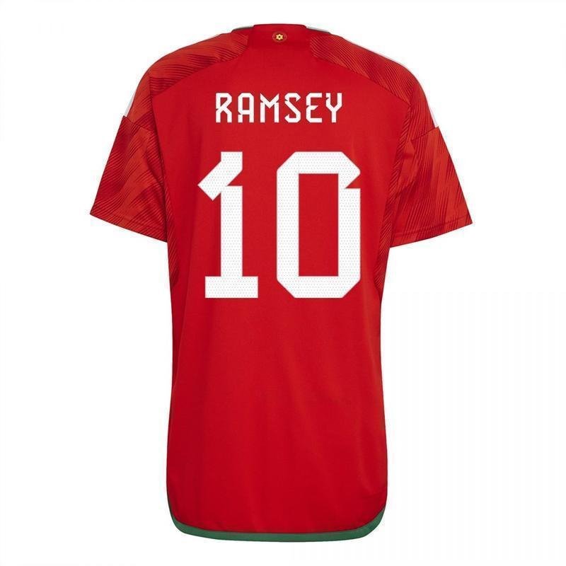 Aaron Ramsey Wales 22/23 I Home Jersey - Fan Version