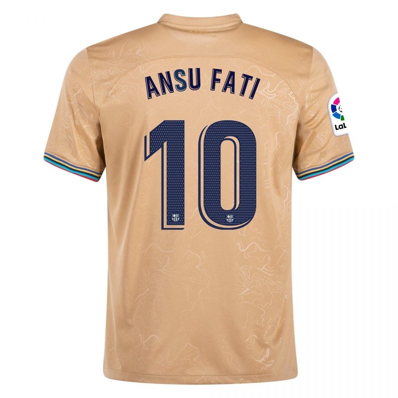 Ansu Fati Barcelona 22/23 II Away Jersey - Fan Version