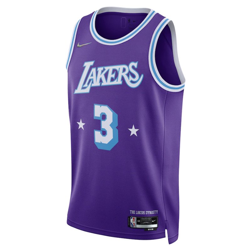 Anthony Davis Los Angeles Lakers  2022  NBA Jersey - Purple