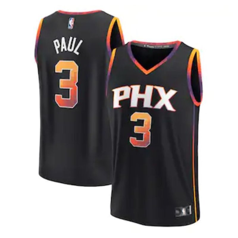 Chris Paul Phoenix Suns 2023 Fast Break Player NBA Jersey Black - Statement Edition