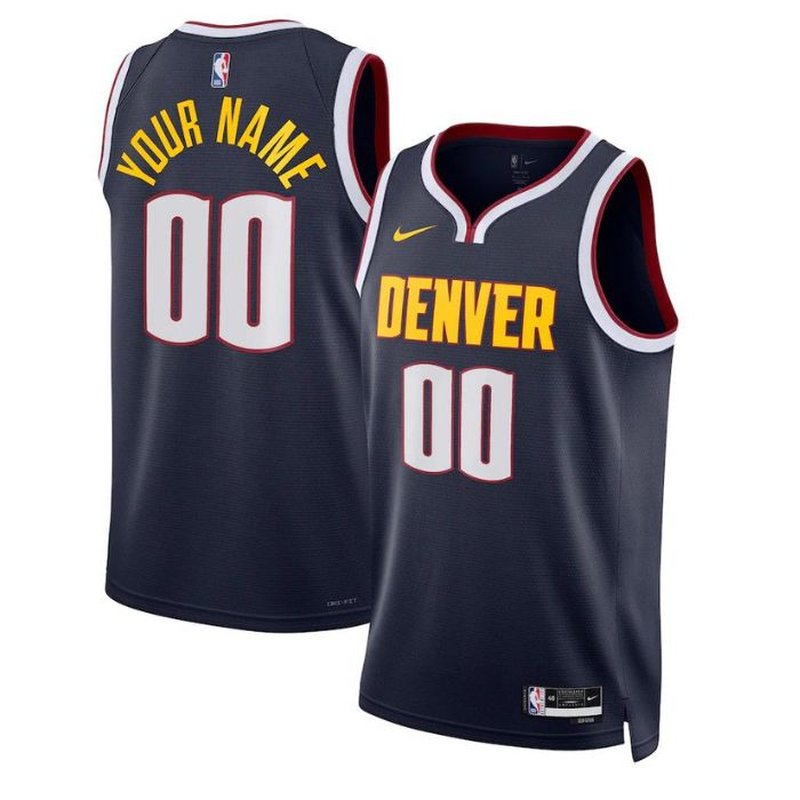 Denver Nuggets Unisex 2023 NBA Jersey Navy - Icon Edition