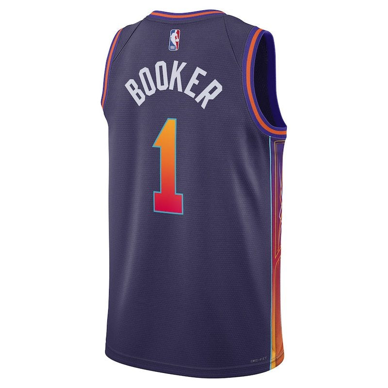 Devin Booker Phoenix Suns Unisex 23/24 NBA Jersey - Purple - City Edition