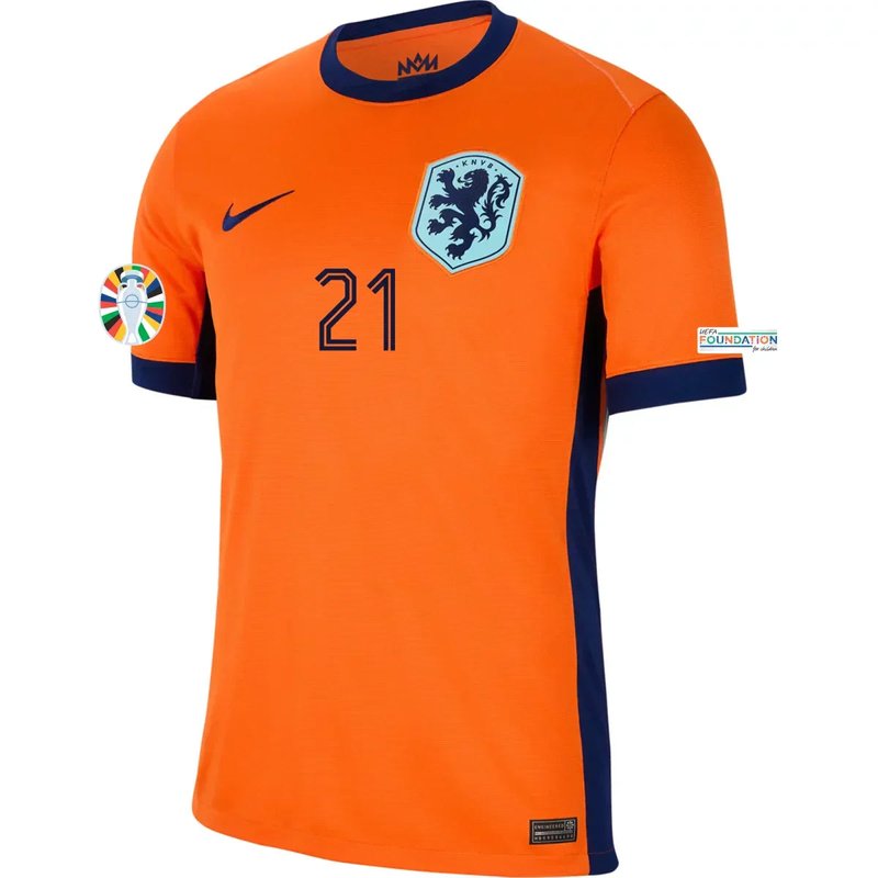 Frenkie de Jong Netherlands 24/25 I Home Jersey - Fan Version