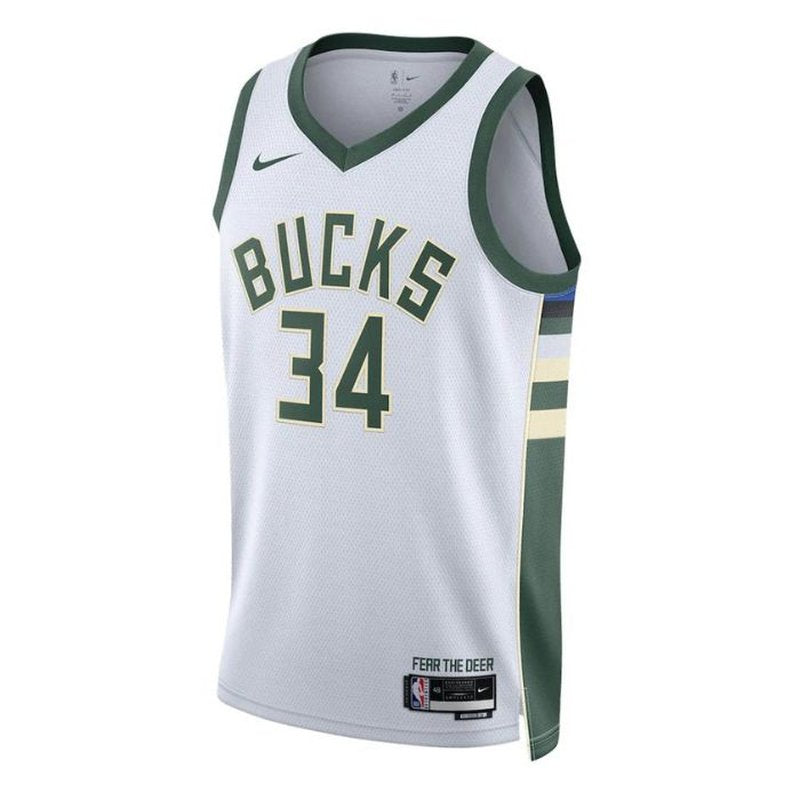 Giannis Antetokounmpo Milwaukee Bucks Unisex 2023 NBA Jersey - Association Edition - White