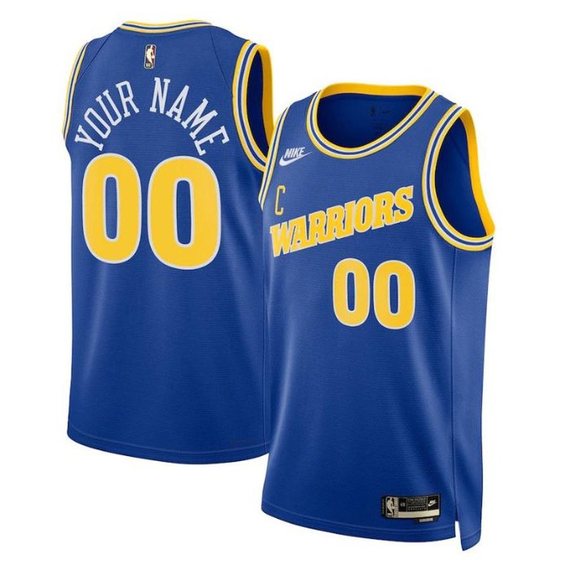 Golden State Warriors Unisex 2023 NBA Jersey - Classic Edition - Blue