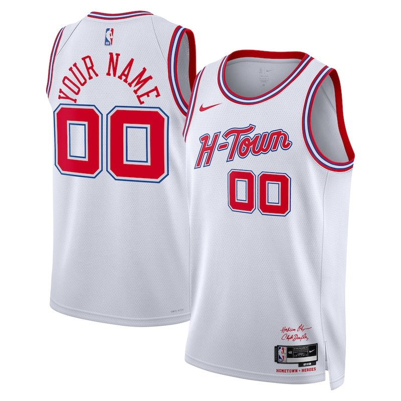 Houston Rockets Unisex 23/24 NBA Jersey - White - City Edition