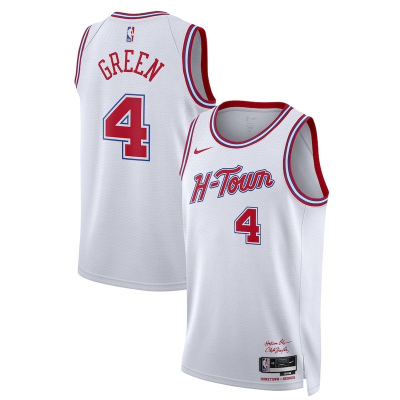 Jalen Green Houston Rockets Unisex 23/24 NBA Jersey - White - City Edition