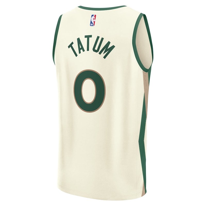 Jayson Tatum Boston Celtics Fanatics Branded 23/24 Fast Break NBA Jersey - White - City Edition