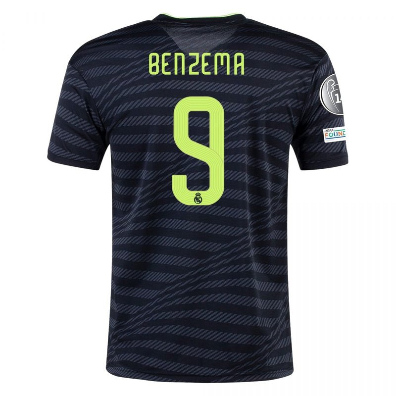 Karim Benzema Real Madrid 22/23 UCL III Third Jersey - Fan Version