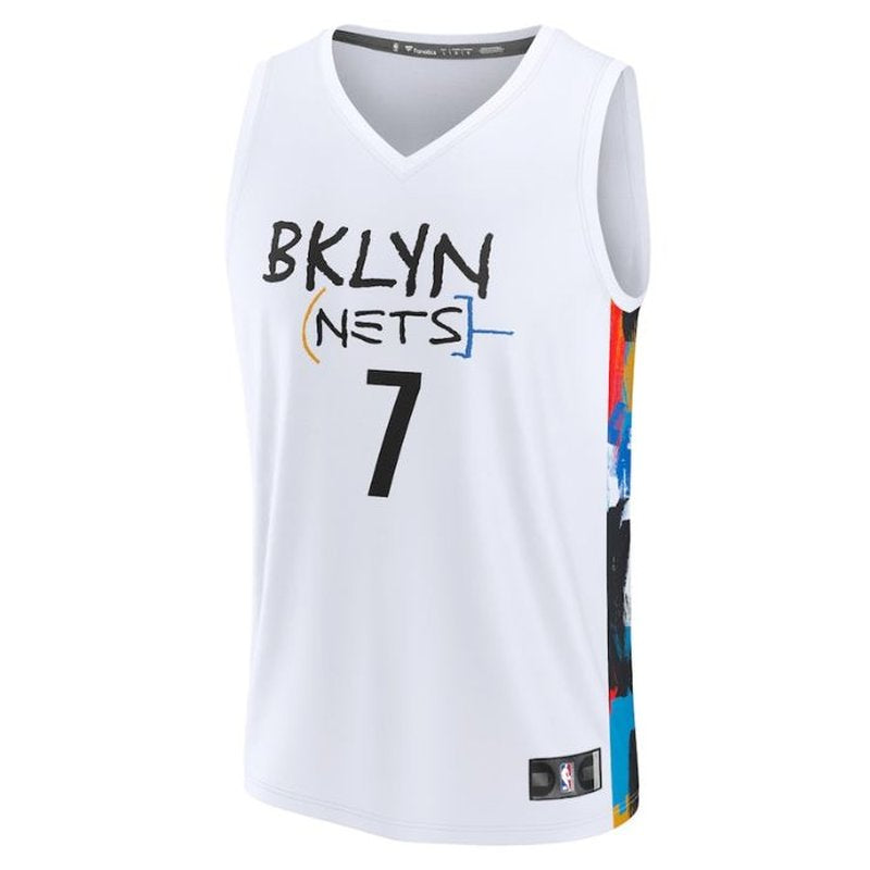 Kevin Durant Brooklyn Nets 2023 Fastbreak NBA Jersey - City Edition - White