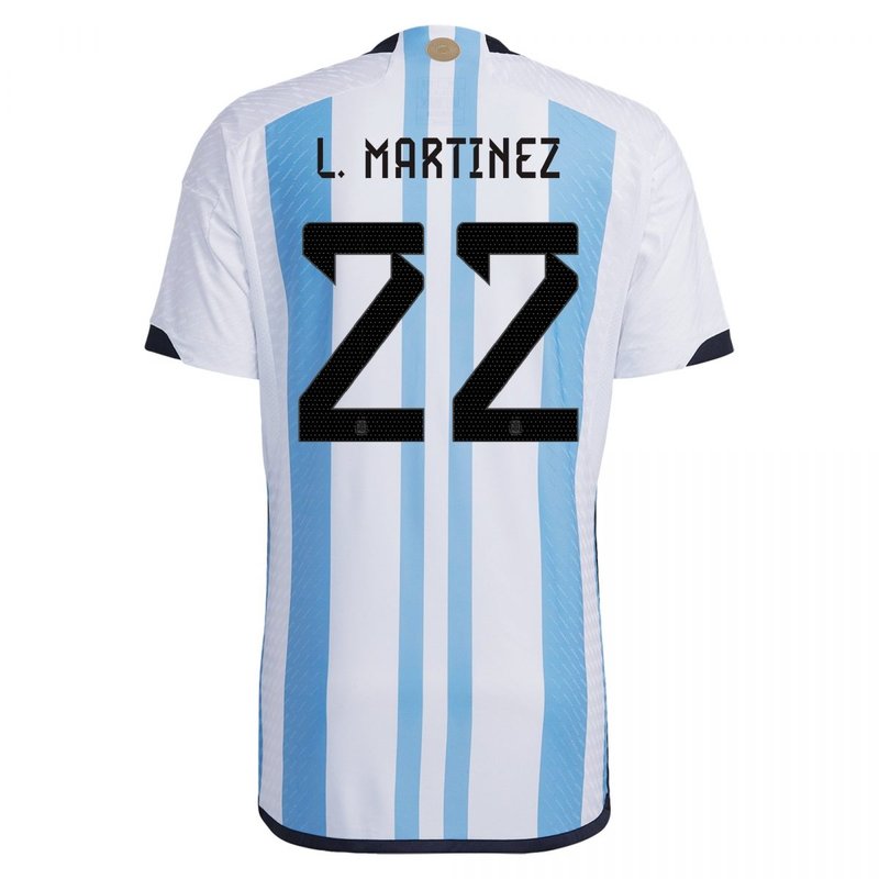 Lautaro Martínez Argentina 22/23 I Home Jersey - Player Version