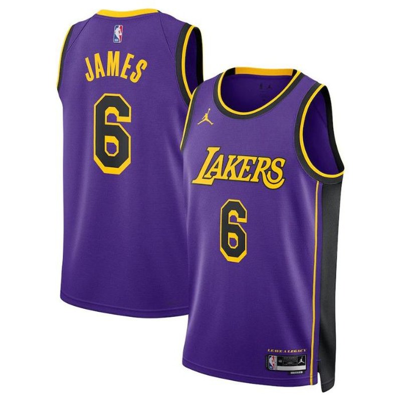 LeBron James Los Angeles Lakers 2023 Statement Edition NBA Jersey - Purple