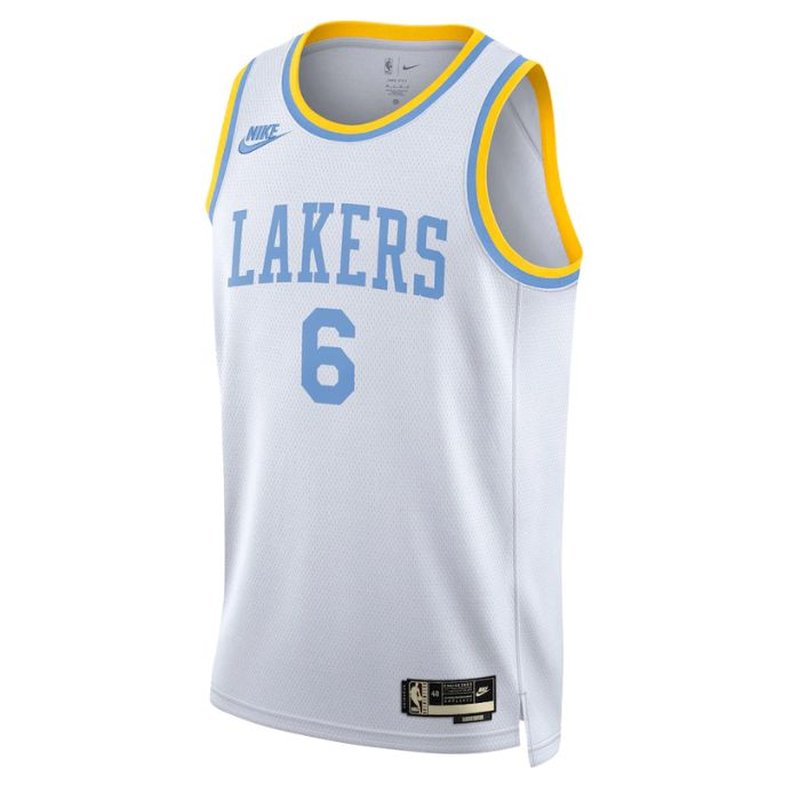 LeBron James Los Angeles Lakers 2023 White NBA Jersey - Classic Edition