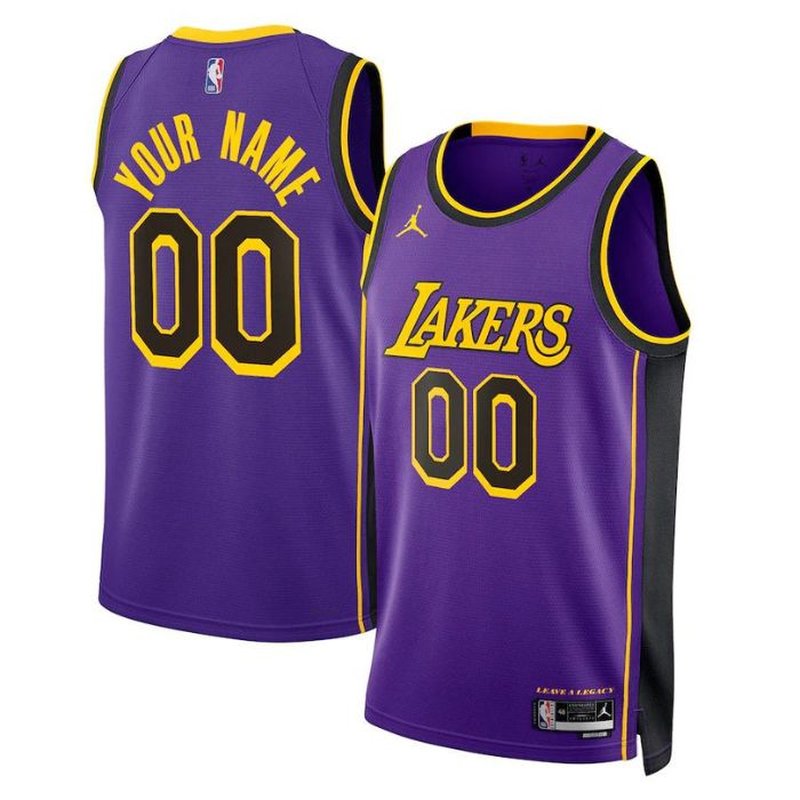 Los Angeles Lakers Unisex 2023 NBA Jersey - Statement Edition - Purple