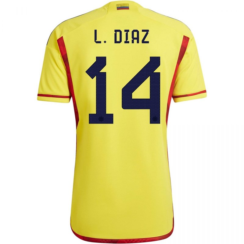 Luis Díaz Colombia 22/23 I Home Jersey - Fan Version