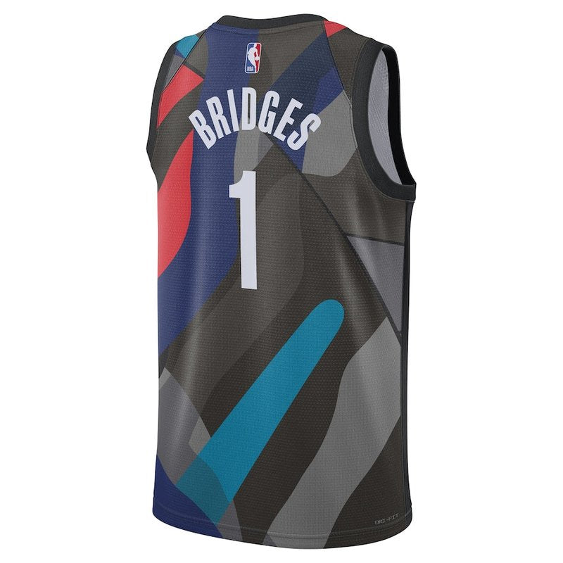 Mikal Bridges Brooklyn Nets Unisex 23/24 NBA Jersey - Black - City Edition