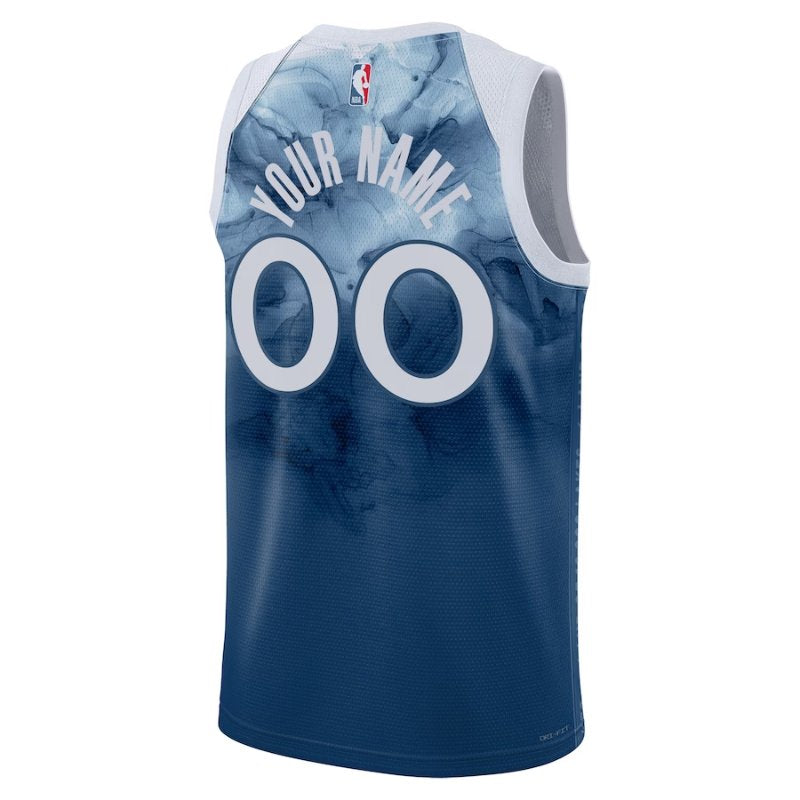 Minnesota Timberwolves Unisex 23/24 NBA Jersey - Blue - City Edition