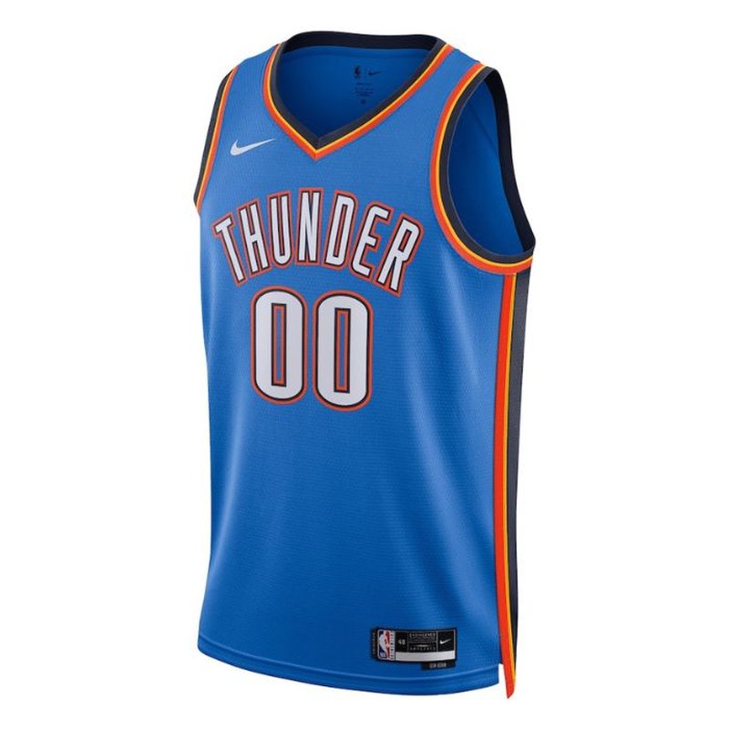 Oklahoma City Thunder Unisex 2023 NBA Jersey Blue - Icon Edition