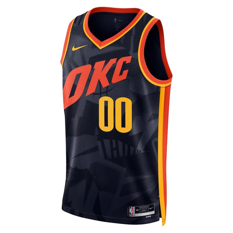 Oklahoma City Thunder Unisex 23/24 NBA Jersey - Navy - City Edition