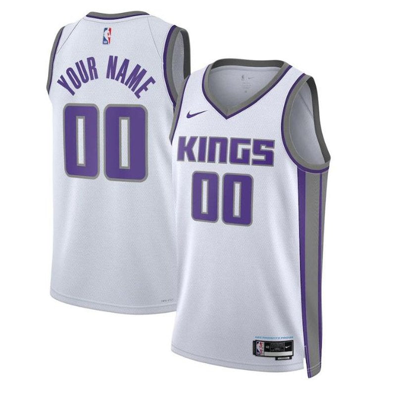 Sacramento Kings Unisex 2023 White NBA Jersey - Association Edition