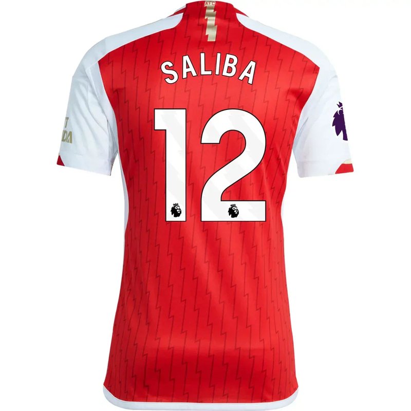 William Saliba Arsenal 23/24 I Home Jersey - Fan Version